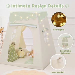 UNIQUE FRUSTUM DESIGN - Carpa de Juego Grande y Portátil para Niños Pequeños, Ideal para Actividades Grupales, Juegos y Guardar Juguetes Favoritos - Product Image 2