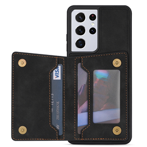 Per <span class=keywords><strong>Samsung</strong></span> S22 Ultra Business custodia per telefono in pelle Pu Stand Card Wallet Cover per telefono per <span class=keywords><strong>Samsung</strong></span> S20 S21 S22 plus ultra - Product Image 2