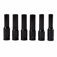 Clé à douille électrique à six pans creux allongée de 8 à 32 mm, finition chromée, pour pistolet à air comprimé, ensemble de 20 pièces, personnalisable OEM