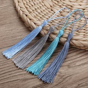 Marcapáginas en Oferta a <span class=keywords><strong>Precio</strong></span> Económico, Pequeño Adorno Colgante con Borla <span class=keywords><strong>de</strong></span> Seda <span class=keywords><strong>de</strong></span> Poliéster para Decoración - Product Image 4