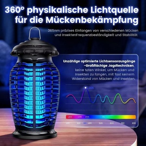 15W Outdoor Indoor <strong>Mosquito</strong> Killer Courtyard <strong>Garden</strong> Electric Shock <strong>Insecticidal</strong> Lamp 4200V Fly Killer Fly Trap - Product Image 4