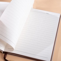 Cuaderno Estilo Chino con Cubierta Gruesa de Cuero Suave para Oficina y Registro de Reuniones, Caja de Regalo con Logotipo Personalizado