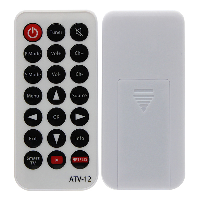 Custom Key Code IR Remote Control for RGB LED Strip Light Fan Speaker DVD TV Slim Thin Remote Controller