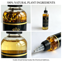 Sérum Capillaire Bio à l'Huile de Batana pour la Croissance des Cheveux, Huile Capillaire Hydratante Intense, Formule Réparatrice au Romarin pour Cheveux Africains Secs et Bouclés