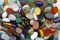 Cabochon ovale en pierres semi-précieuses, 13x18mm, pierres à dos plat, perles, Quartz de guérison, pierres de cristal pour la fabrication de bijoux, livraison gratuite
