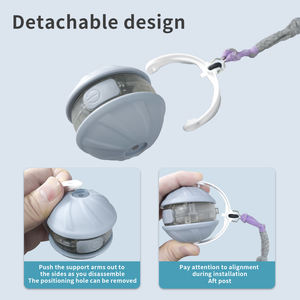 Pelota de Juguete Eléctrica Inteligente para Perros, Recargable por USB, con Movimiento Automático, Interactiva, de Silicona, Diseño Clásico y Moderno - Product Image 4