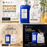 Concentré de saveur à haute concentration, saveurs fruitées et mentholées, formule personnalisée, fabricant en gros