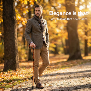 Bastoni da Passeggio Regolabili per Terapia Riabilitativa, Fornitura Diretta dalla Fabbrica, Leggeri e di Lusso per Uomini e Anziani, Formato Compatto - Product Image 6