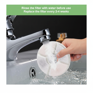 Wonder อุปกรณ์เปลี่ยนไส้กรองน้ำลายแมว6/8/12/16/8 + ตลับกรองน้ำทำจากสแตนเลส4ชิ้น - Product Image 1