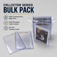 Porte-cartes de visite en PVC 35pt 3x4 avec logo personnalisé - Impression sérigraphique