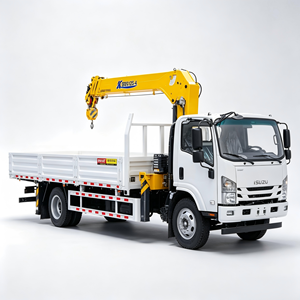 Camión ISUZU con Grúa, Estándar de Emisiones Euro 6, Ecológico, 5T, con Grúa Montada - Product Image 1