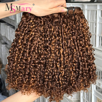 Extensiones de Cabello Humano Vietnamita Rizado Pixie de Doble Trama SDD, Cabello Virgen Crudo de Proveedores, Extensiones de Cabello Humano Gruesas y Completas Alineadas