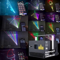 Mini projecteur laser RVB 5W pour scène, contrôle par application mobile, idéal pour mariages, soirées DJ, clubs et salles de spectacle