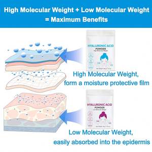 <span class=keywords><strong>Poudre</strong></span> originale d'acide hyaluronique de marque privée OEM matière première de <span class=keywords><strong>poudre</strong></span> naturelle personnalisée pour réparation du visage vente <span class=keywords><strong>en</strong></span> gros - Product Image 6