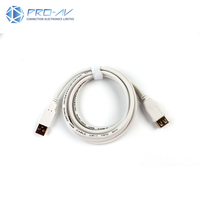 0,5 M 1M 2,0 Cable de extensión de computadora USB doble Cables de línea de datos negros de alta velocidad de 480 Mbps