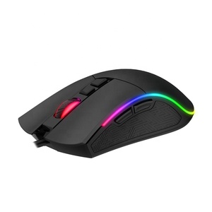 Ms1001s Havit OEM 7 phím 4800 dpi Trọng lượng nhẹ Ergonomic Chuột trò chơi RGB LED PC Máy tính chơi Game optico raton chuột Gamer - Product Image 2