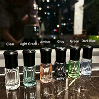 En stock – Flacon de parfum cylindrique en verre de 3 ml et 6 ml avec applicateur roll-on, atomiseur de parfum, flacon d'huile essentielle pour voyage