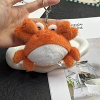 Peluches marines : crevettes, crabes, homards, porte-clés en peluche, jouets d'aquarium, cadeaux, peluches pour machine à griffes, vente en gros