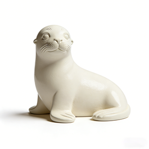 Figura Coleccionable de Foca, Adorno de Resina de <span class=keywords><strong>León</strong></span> Marino Blanco para <span class=keywords><strong>Playa</strong></span> y Regalo de Inauguración de Casa - Product Image 2