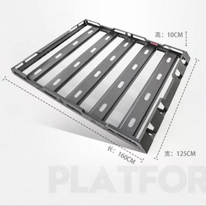 LUMA 4x4 araba Offroad aksesuarları araba çelik alüminyum kargo taşıyıcı portbagaj Jeep Wrangler JK 2007-2017 için - Product Image 3