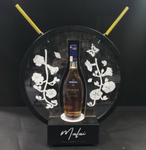 Étagère <span class=keywords><strong>de</strong></span> présentation <span class=keywords><strong>de</strong></span> vêtements KTV à fleurs lumineuses, présentoir <span class=keywords><strong>de</strong></span> bouteilles en fleurs <span class=keywords><strong>de</strong></span> prunier, métal antirouille, écologique, montage facile pour discothèque - Product Image 4