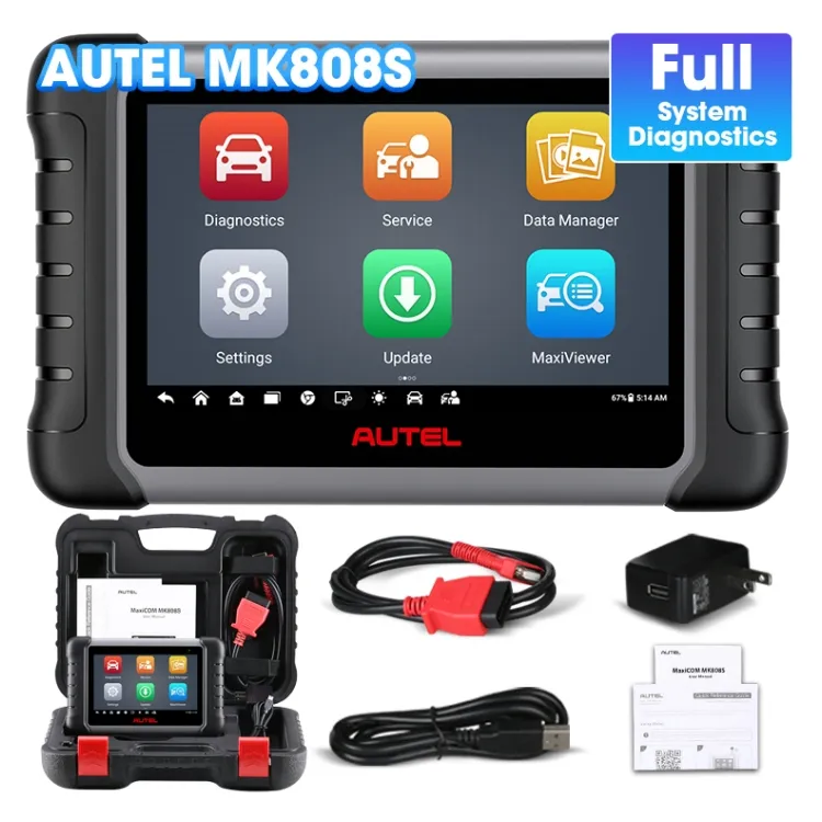 El más nuevo Autel Mk808s Maxi Pro Mk808 Ts Mk808k Bt Maxim Mk My 808 Maxicom Mk808ts Altar Car Obd2 Escáner Herramienta de diagnóstico