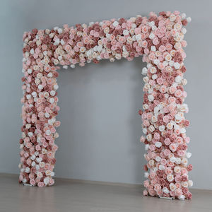 Série <span class=keywords><strong>de</strong></span> Décoration d'Arche en Roses et Pivoines 3D/5D Blanches Personnalisées en Gros : Bouquets Entièrement Roses et d'Hortensias - Product Image 4