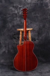 Weifang Rebon 6 corde 39 pollici solido cedro & noce chitarra acustica <span class=keywords><strong>Vintage</strong></span> - Product Image 4