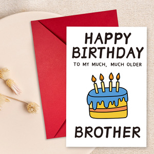 Cartes d'anniversaire amusantes en gros avec enveloppes, cartes de vœux humoristiques personnalisables pour amis, famille, cadeaux de fête d'anniversaire - Product Image 4