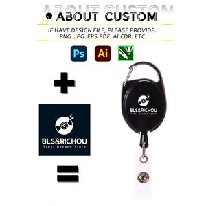 Porte-badge rétractable en métal robuste avec anneau porte-clés et clip pour carte d'identité et accessoires - Product Image 3