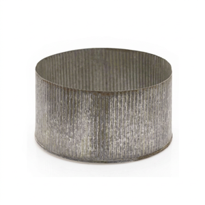 Nouveau jardinière galvanisée pour décoration de table forme ronde jardin en métal décoré jardinière galvanisée de luxe - Product Image 1