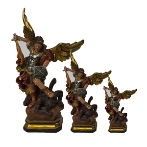 Nouvelle conception de la statue de l'archange Saint-<span class=keywords><strong>Michel</strong></span>, art chrétien, décoration intérieure, souvenir religieux, résine, produits religieux catholiques, Noël - Product Image 6