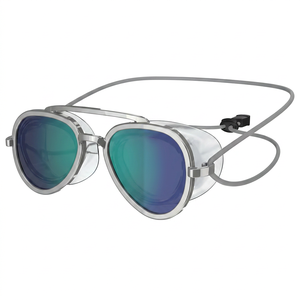 Gafas de Natación XIALE con Marco Dorado Vintage, Antivaho Profesional, Protección UV, Impermeables, Lentes de Policarbonato, para Adultos, de Competición - Product Image 1