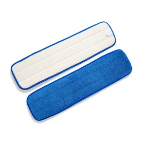 Fábrica al por mayor económica de microfibra Twisted Wet Mop Pad Flat Mop Refill para limpieza de pisos