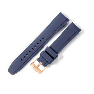 Compatible avec Baur &amp;   Bracelet de montre Mercier en caoutchouc respirant et étanche de 22 mm, série Five Oceans, co-marqué - Product Image 4