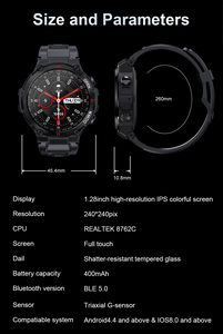 K27 Hombres Mujeres Pulsera inteligente móvil <span class=keywords><strong>Android</strong></span> IOS Monitor de ritmo cardíaco Rastreador de sueño Deporte Reloj inteligente al aire libre - Product Image 6