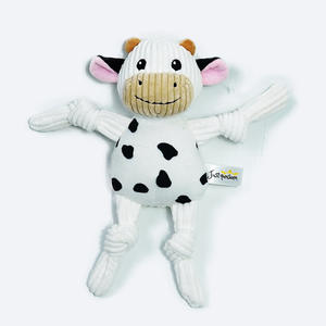 Giocattoli di Lusso Ecologici Interattivi per Cani, Gusto Pollo, Corda Masticabile con Suono, Resistente ai Morsi, Motivo Animale, Novità per Animali Domestici - Product Image 1