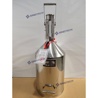 Haute précision Portable 20 Litros 500l Seraphin Type carburant mesure peut 5 50 gallons réservoir d'étalonnage en acier inoxydable