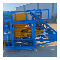 Machine automatique de fabrication de briques QT4-25, moule personnalisé disponible, machine haute efficacité, populaire sur le marché africain