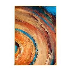 Pintura al Óleo Pintada a Mano, Arte Abstracto Moderno Minimalista, Decoración de Pared para Sala de Estar, Marco Metálico, Obra de Arte Texturizada - Product Image 4