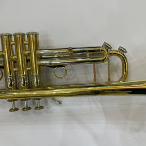 Trompette artisanale en <span class=keywords><strong>laiton</strong></span> jaune de qualité professionnelle, fabrication OEM, qualité supérieure, pour professeur de trompette - Product Image 2