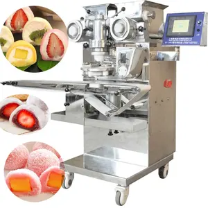 Yüksek kapasiteli Rheon otomatik meyve içinde Mochi dondurma yapma makinesi börek hazırlama makinesi
