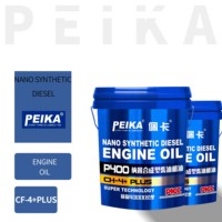Huile moteur diesel entièrement synthétique API CH-4 15W40 Lubrifiant à haute pression pour camions lourds
