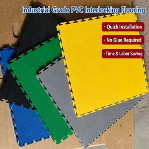 Tapis de sol en PVC emboîtables anti-graisse en gros de <span class=keywords><strong>l</strong></span>'usine Duonik pour atelier de réparation automobile - Product Image 3