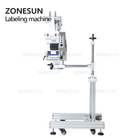 ZONESUN ZS-TB170 Carte À Gratter Surface Plane Bouteille Poche D'étiquetage Automatique Coller Machine Pour Cosmétiques