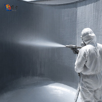Revêtement imperméabilisant en polyurée pulvérisée SPUA avec élastomère à séchage rapide pour l'étanchéité des sous-sols et le revêtement des réservoirs