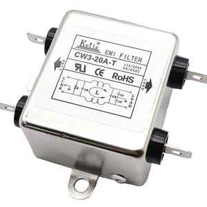 ตัวกรองไฟฟ้า JINBAOHUI รุ่น CW4EL2-6A-T 220V 50/60Hz ป้องกันคลื่นแม่เหล็กไฟฟ้า  ตัวเรือนโลหะ - Product Image 2