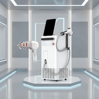 Machine d'épilation au laser à diode professionnelle, taille de spot interchangeable, 1800W, diode laser 755 808 1064nm