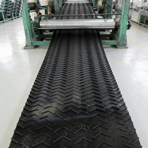 Yüksek Sıcaklığa Dayanıklı Chevron Konveyör Bandı Çok Kanallı V Kayışı Çimento Fabrikası ve Metalurji İşleme Hatları için - Product Image 5