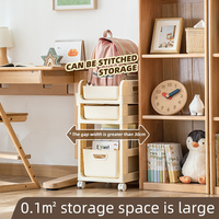 OEM/ODM Organisateur de chariot avec roues Bibliothèque Sac d'école multicouche et support de rangement de bureau Tiroir Chariot de rangement